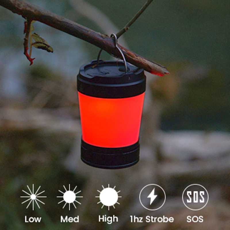 Đèn Lồng Cắm Trại Sofirn LT1s USB-C 500 lumen Ánh Sáng Trắng / Đỏ Có Thể Sạc Lại