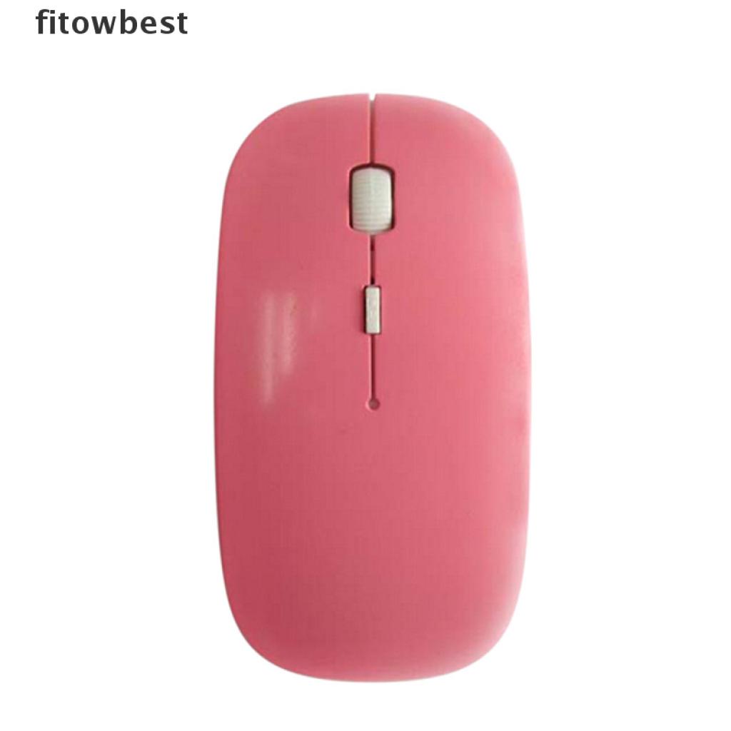 Fbvn New Ultra Thin USB Optical Wireless Mouse 2.4G Receiver Mouse Cordless Computer Jelly