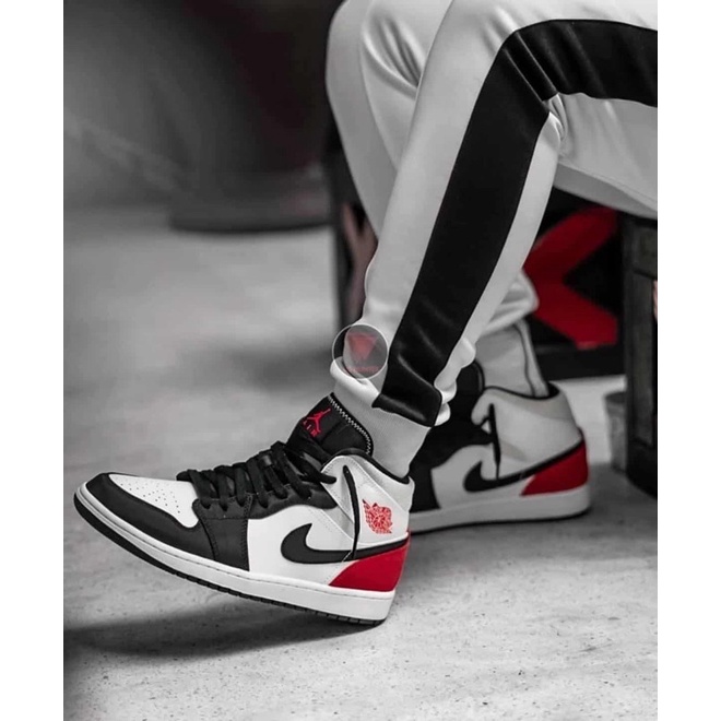 Giày Jordan 1 Mid SE Union Black Toe chính hãng