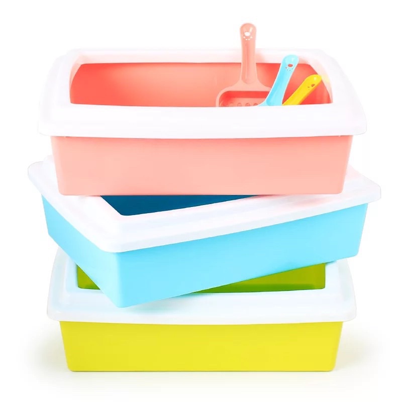 Khay Đựng Cát Vệ Sinh Mèo (kèm Xẻng)