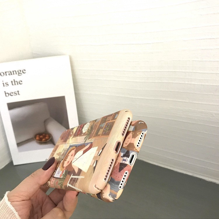 Ốp lưng điện thoại in hình trong suốt retro cho iPhone X / 6 / 6s / 7 / 8 / 8plus | BigBuy360 - bigbuy360.vn