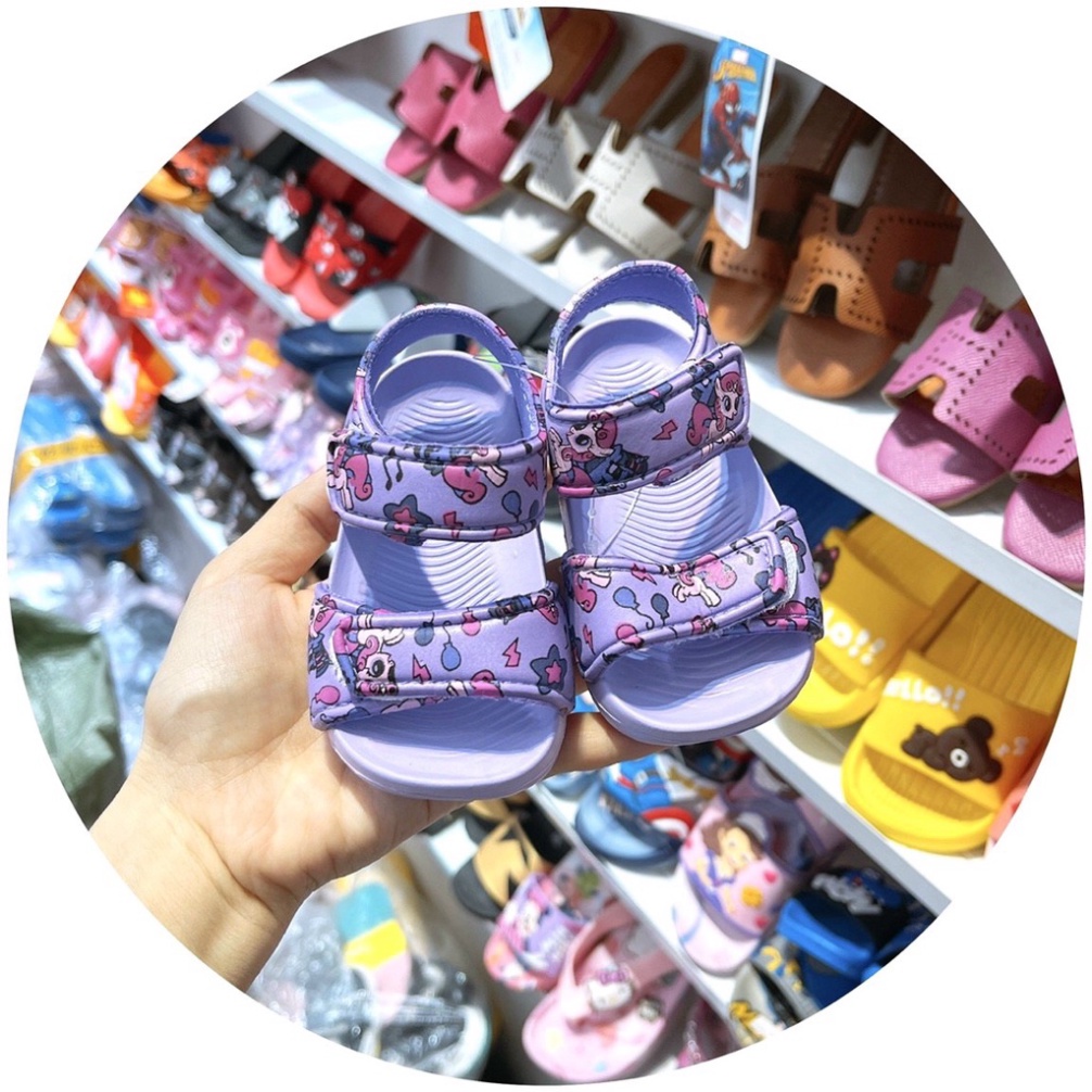 [Mẫu Mới Về]  Sandal Xốp Chống Trơn Cho Bé Gái Siêu Nhẹ Siêu Bền Size từ18- 27