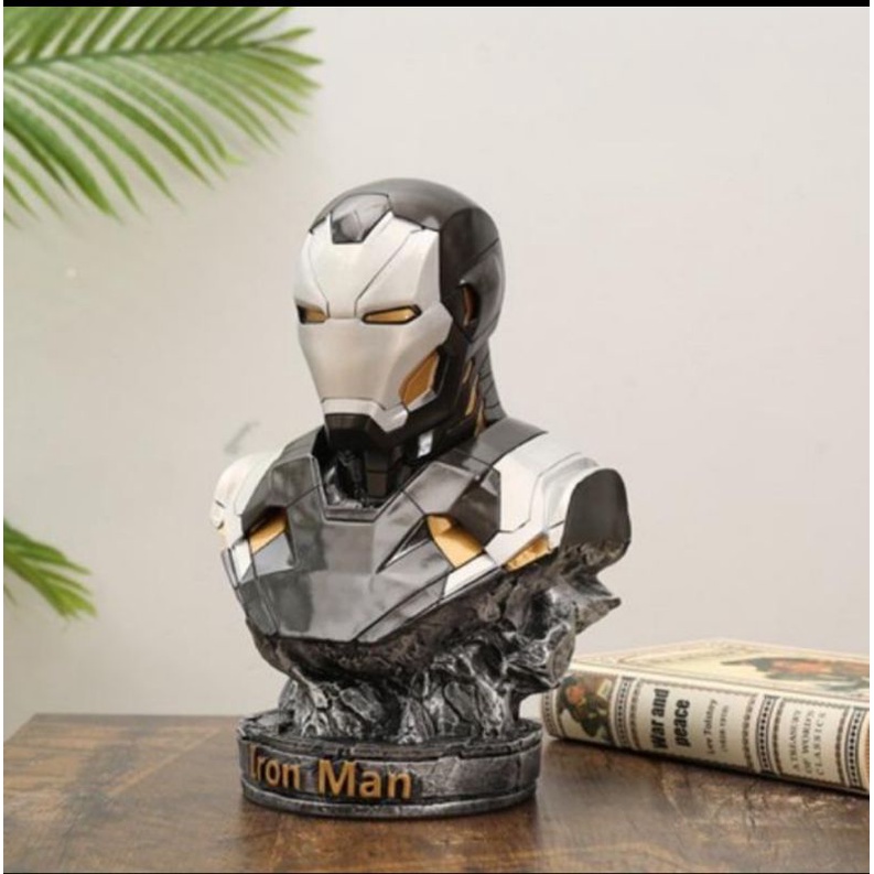 Mô hình Iron Man tượng bán thân Mk46 18cm,36cm trang trí phòng.