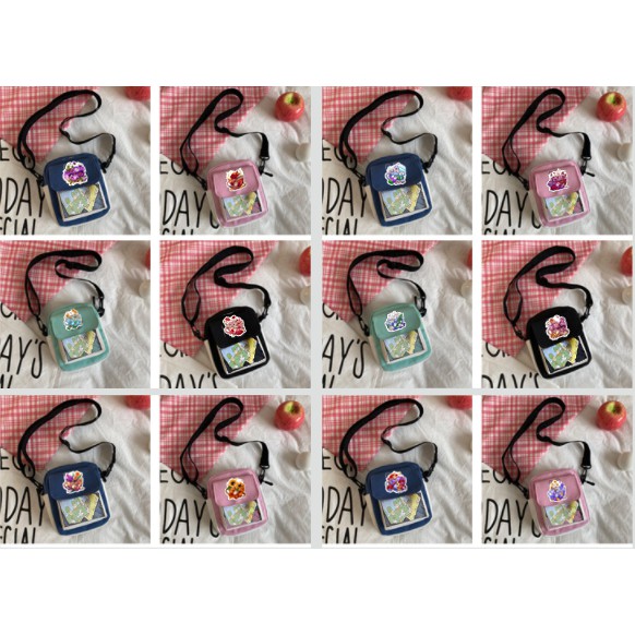 túi trong suốt 12 cung hoàng đạo TCVII35 ita bag túi đeo chéo cute vintage dễ thương hot trend thần tượng hoạt hình idol