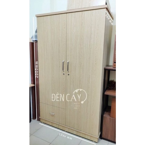 Tủ quần áo gỗ ép 1200*2000*500 MFC