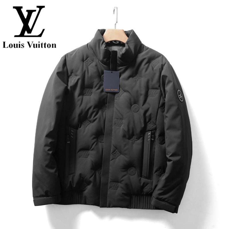 Áo khoác phao gió mùa đông siêu ấm cho nam thiết kế sang trọng lịch lãm thương hiệu Louis Vuitton LV cao cấp