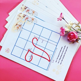 Bộ chữ hoa mẫu 2,5 li