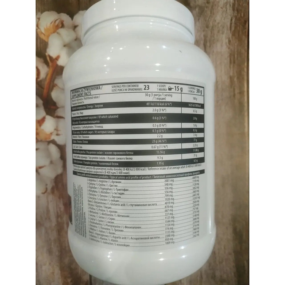 Sữa Bột Thuần Chay Tăng Cơ Giảm Mỡ OSTROVIT VEGE PROTEIN BLEND 700g