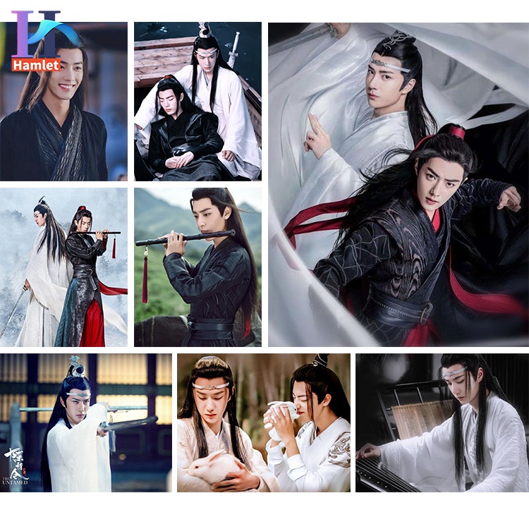 Bộ tranh sơn dầu acrylic Hamlet tô màu theo số trang trí nội thất làm quà tặng đặc biệt cỡ 40x50cm