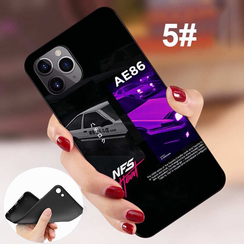 Ốp điện thoại TPU mềm in hình chữ D viết tắt AE86 63LF cho iPhone X Xs Max XR 6 6s 7 8 Plus 5 5s SE 2020 6+ 6s+ 7+ 8+