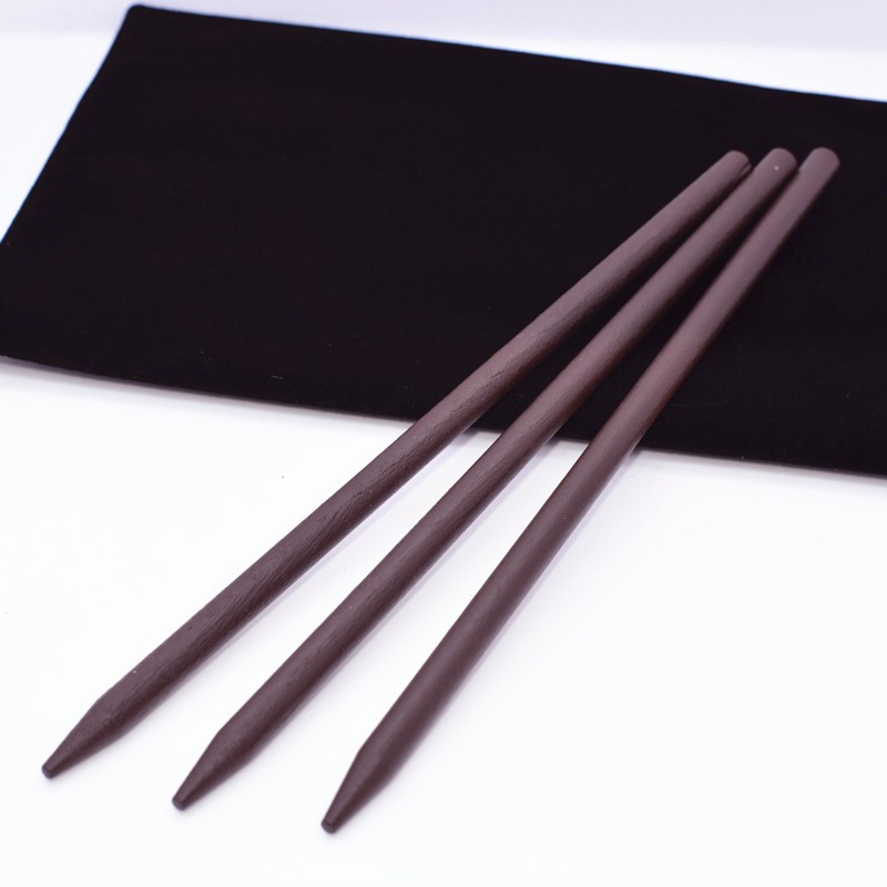 [Nguyên liệu làm trâm] 1 cán trâm gỗ tròn 18cm và 15cm