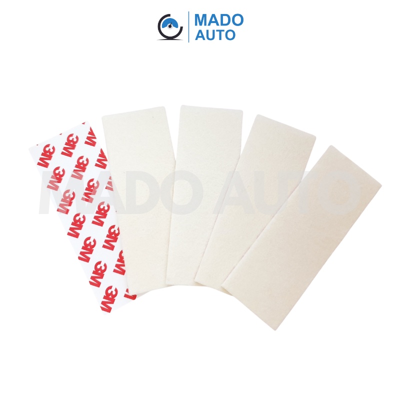 Miếng nỉ bọc gạt nhựa chống xước dán Decal xe ô tô MADO AUTO N58