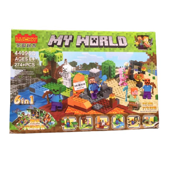 [Thông minh - sáng tạo] Hộp đồ chơi Lego xêp hình My World y hình cho bé52