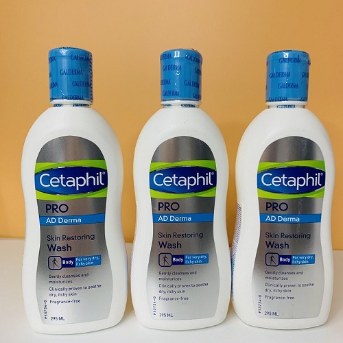 Sữa tắm Cetaphil Pro Ad Derma Wash dành cho da cơ địa, da khô 295ml
