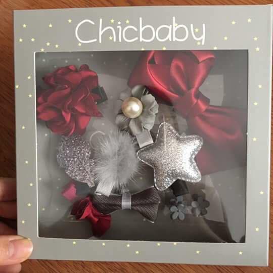 set 10 đồ kẹp tóc chicbaby- nhiều mẫu