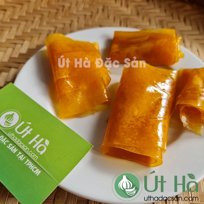 Bánh Xoài Nha Trang Bịch 200gr Vị Ngọt Thanh Chua Dai Tự Nhiên - Út Hà Đặc Sản