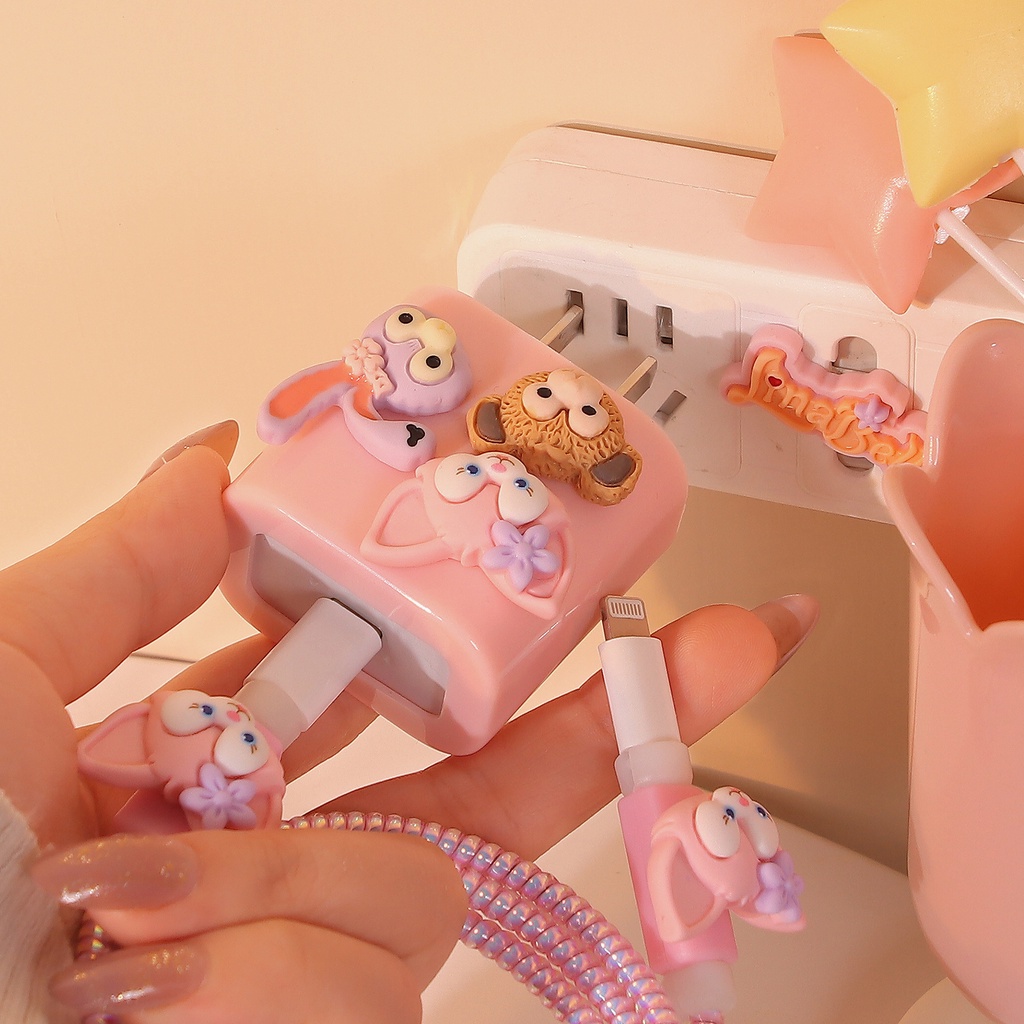 Vỏ Bảo Vệ Hộp Sạc Tai Nghe compatible for iphone 5/6/7/8/11/12/13promax xsmax xs compatible for ipad mini 4 air pro 11 18w 5w