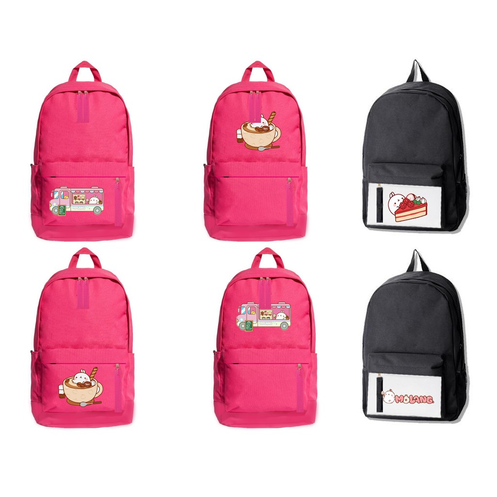 Balo molang BLI6 Đeo Vai Cặp sách Thời Trang cute dễ thương hoạt hình
