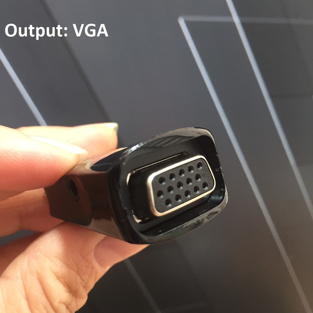 [HDMI to VGA]Đầu chuyển HDMI sang VGA Vention AIDB0