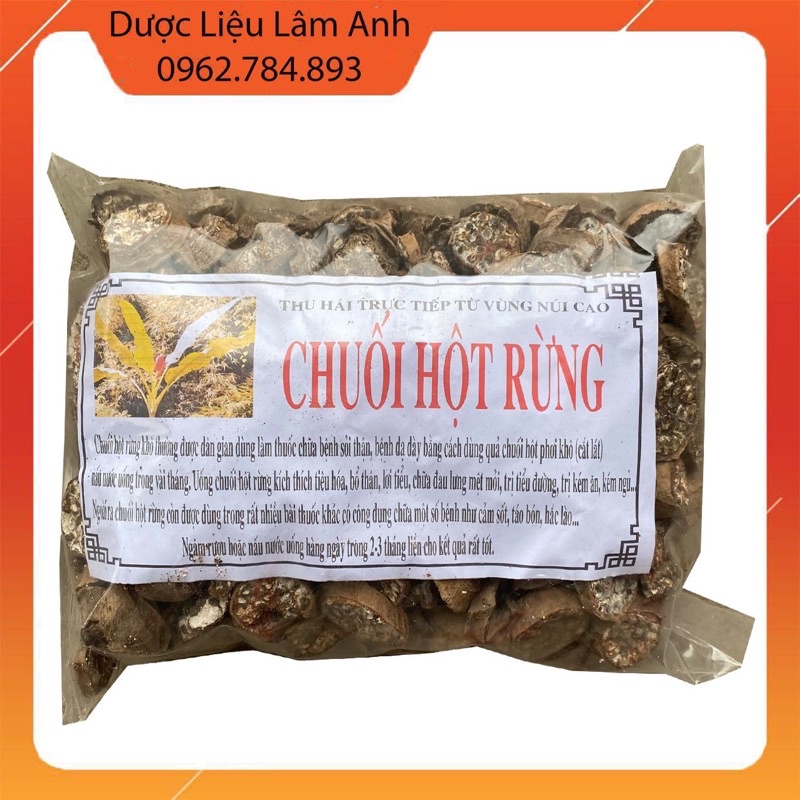 Chuối hột rừng khô thái lát 1kg