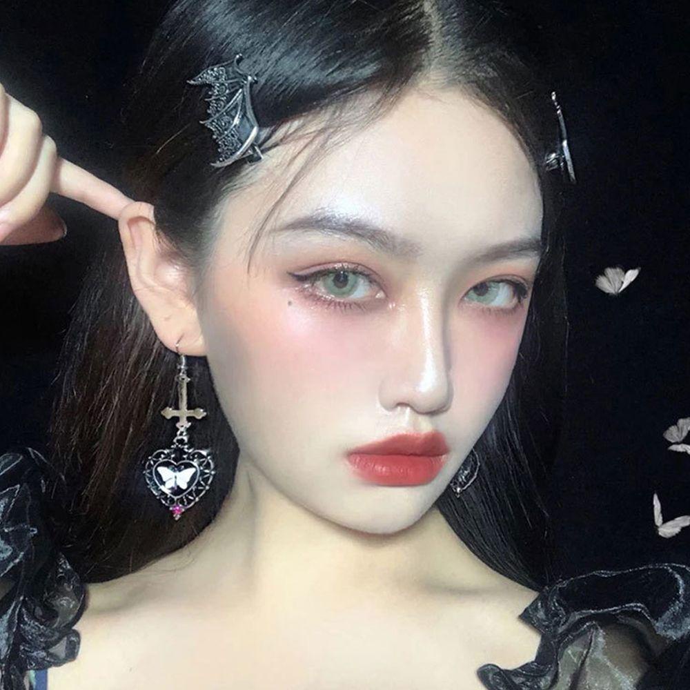 Bông Tai Thời Trang Hình Bướm Kiểu Gothic Cổ Điển Sáng Tạo 2Lip Cho Nữ