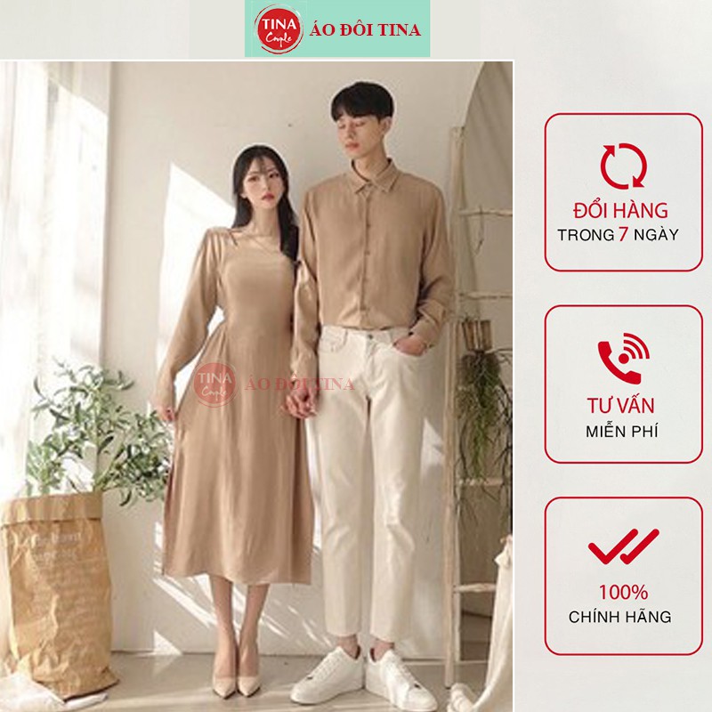 Đồ Đôi Chụp Ảnh Cưới Đẹp, Set Váy Áo Tình Nhân Phong cach Hàn Quốc