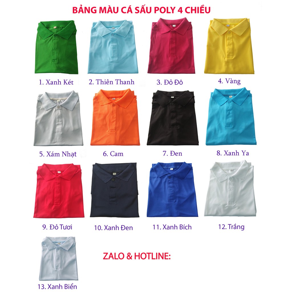 Áo Polo Cá Sấu Nam Nữ Chất Vải Cao Cấp - Hy An | BigBuy360 - bigbuy360.vn