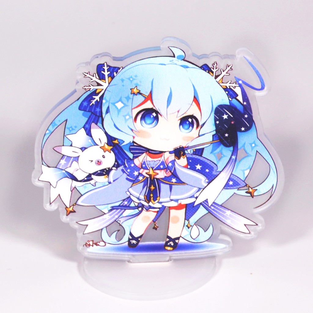 [thanh lý bán lỗ]Standee Tượng Mica Anime chibi 10cm - Hatsune Miku [AAM] [PGN20]