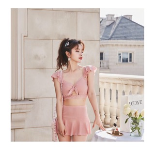 Áo tắm nữ hai mảnh bikini nhỏ tươi dễ thương mùa hè.