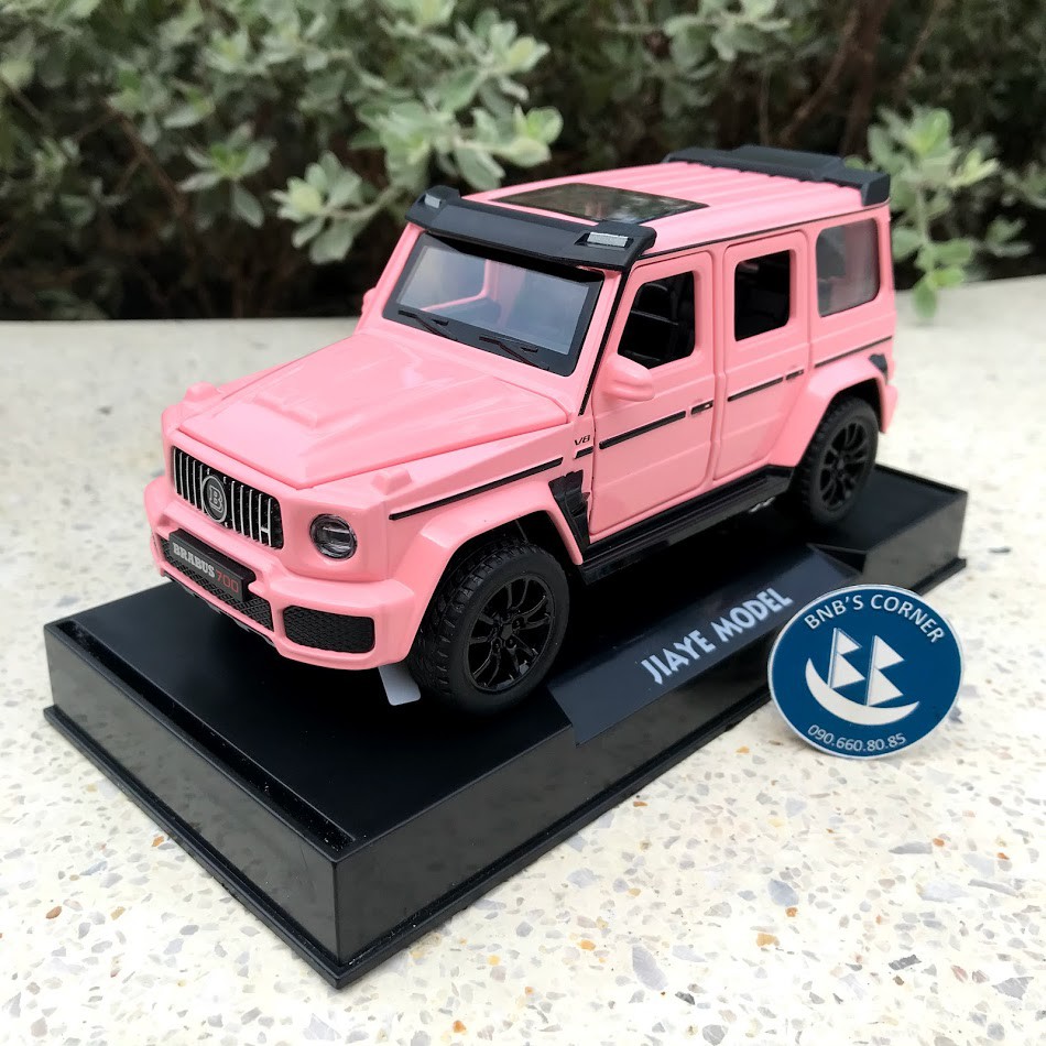 [BNB's Corner] Xe mô hình 1:32 Mercedes-Benz Brabus G700 màu hồng