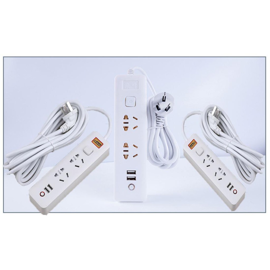 (HOT SALE) Ổ cắm điện đa năng,Ổ cắm điện thông minh tích hợp 2+3 cổng USB, YADIAO-YD  - Bảo hành 1 đổi 1