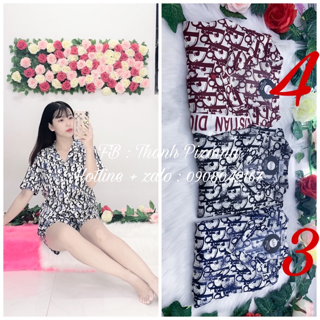 BỘ MẶC NHÀ PIJAMA CỘC ĐÙI HÌNH 👚👚 | BigBuy360 - bigbuy360.vn