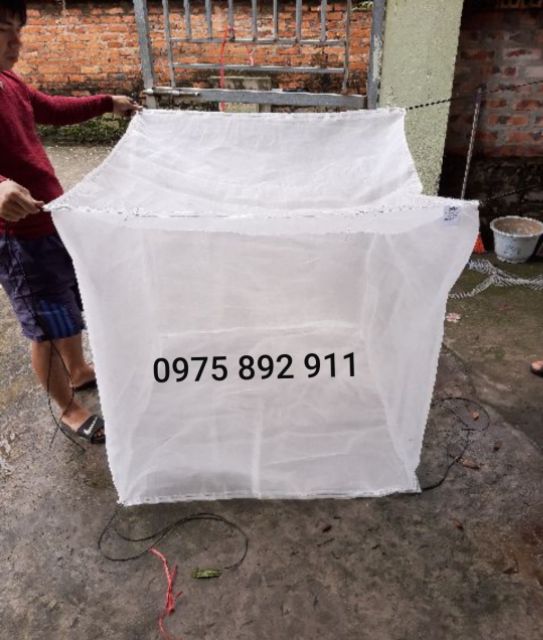 Mùng nuôi ruồi lính đen - 1 x 1 x 1 ( chống ruồi đẻ bậy )