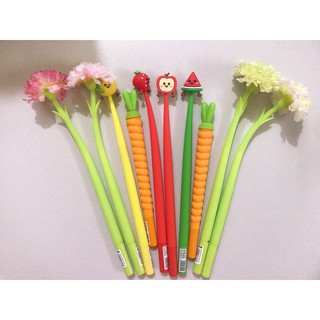 BÚT BI NƯỚC HÌNH HOA QUẢ - BÚT GEL CUTE