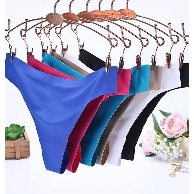 [GIÁ SIÊU RẺ] Quần lót lọt khe đúc su không đường may, chất mềm mượt, mát lạnh, siêu sexy