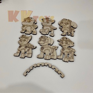 BỘ TÔ MÀU GỖ - ĐỘI CHÓ CỨU HỘ