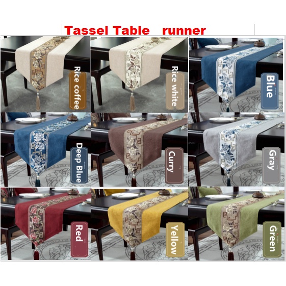 Khăn Trải Bàn Trà Chống Thấm Nước Phong Cách Trung Hoa Mới