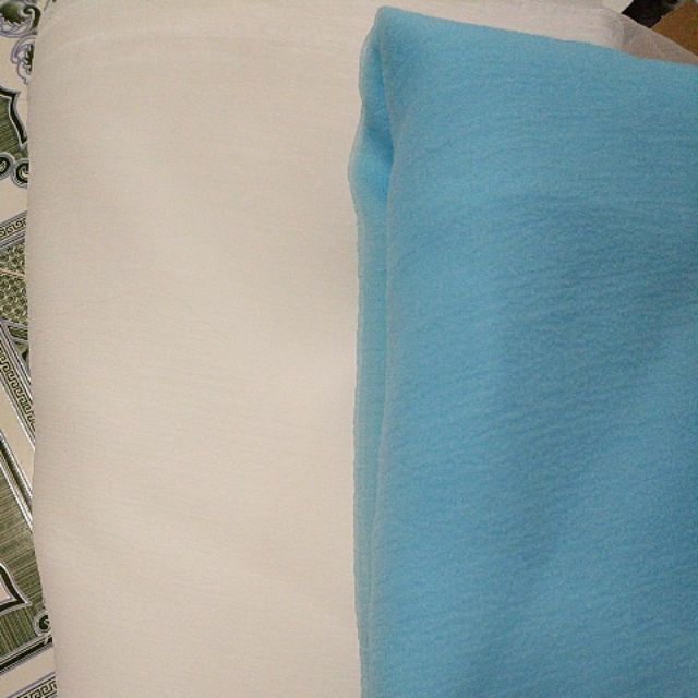 Vải xốp làm hoa + may váy áo