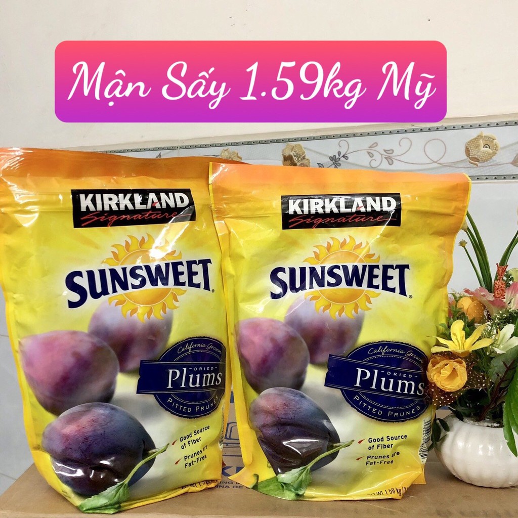 { SALE221 } ❤ [Date 4/2022] Mận sấy khô Kirkland Sunsweet Dried Plums 1,59kg Mỹ, dẻo ngọt, giàu chất xơ, ngừa táo bón ( 