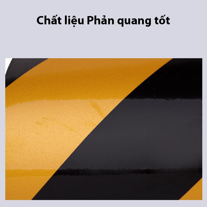 Decal Cảnh Báo Phản quang xéo 2 màu