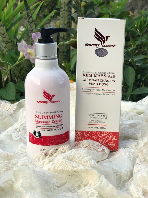 Kem massage tan mỡ Onemy 350ml gừng ớt