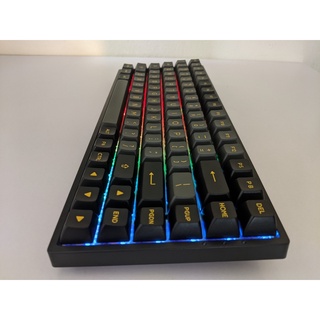 Bàn phím cơ AKKO 3084B Plus Black & Gold (Bluetooth 5.0 / Wireless 2.4Ghz / Hotswap / Foam tiêu âm / AKKO CS Switch)