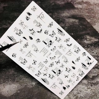 Sticker dán móng tay - phụ kiện đồ nail