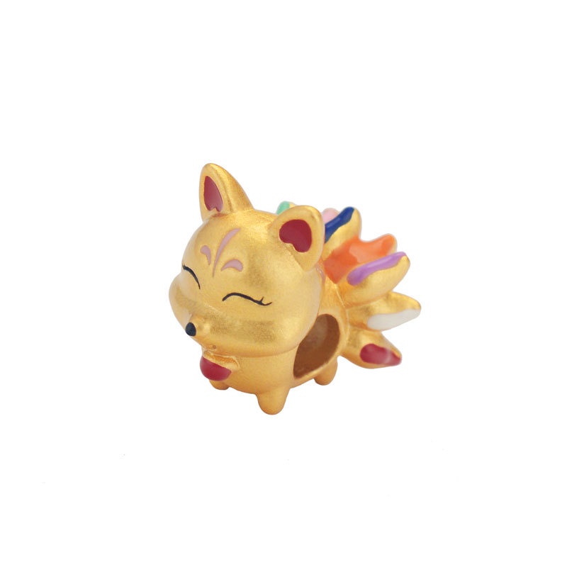 [Hàng Có Sẵn] Hạt Xỏ Vòng Tay Hình Giọt Nước Bằng Đồng Mạ Vàng Kiểu Cổ Điển diy