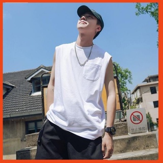 Áo thun sát nách form rộng cá tính thời trang phong cách unisex ASNT09