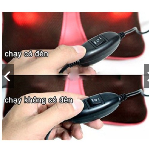 Gối Massage Hồng Ngoại 6 Bi Magic Pillow PL-818 thế hệ mới