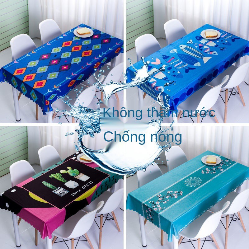 Antependium fabric waterproof and hot flannelette disposable Nordic ins web celebrity rectangular table student desk pad