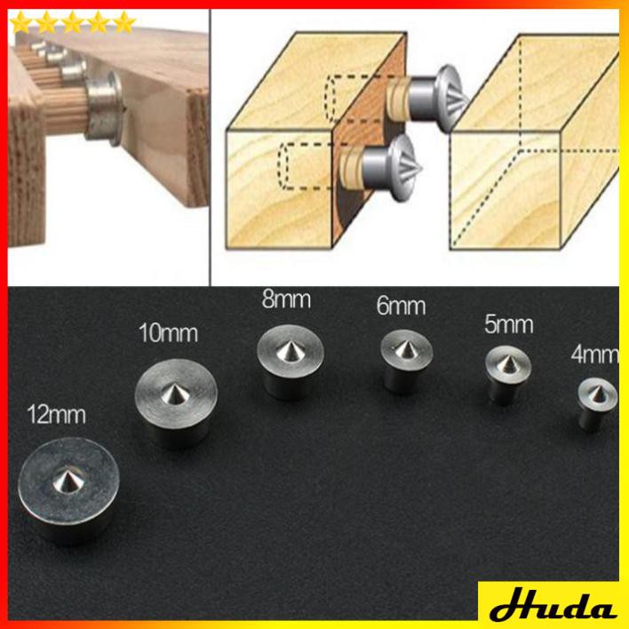 Bộ 6 chốt lấy tâm gỗ inox 4 - 12MM  -  đồ làm mộc