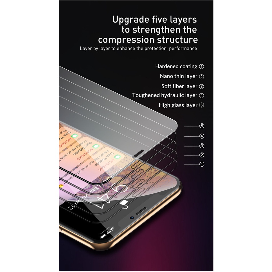 Kính cường lực bảo vệ màn hình 9d thích hợp cho iphone14plus 11 12 13pro max xs xr 7 8 6s plus