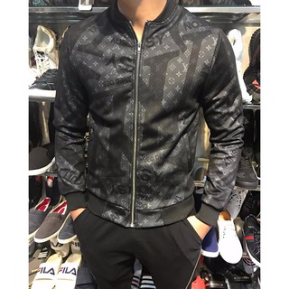 Áo bomber nỉ LV